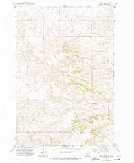 Smith Creek NE Montana Historical topographic map, 1:24000 scale, 7.5 X 7.5 Minute, Year 1971