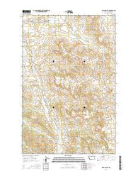 Smith Coulee Montana Current topographic map, 1:24000 scale, 7.5 X 7.5 Minute, Year 2014