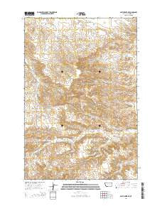 Smith Creek NE Montana Current topographic map, 1:24000 scale, 7.5 X 7.5 Minute, Year 2014