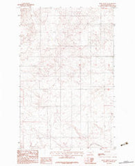 Smoke Creek SW Montana Historical topographic map, 1:24000 scale, 7.5 X 7.5 Minute, Year 1983