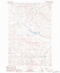 Smoky Butte Creek Montana Historical topographic map, 1:24000 scale, 7.5 X 7.5 Minute, Year 1983