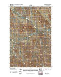 Smoky Butte Montana Historical topographic map, 1:24000 scale, 7.5 X 7.5 Minute, Year 2011