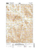 Smoky Butte Montana Current topographic map, 1:24000 scale, 7.5 X 7.5 Minute, Year 2014