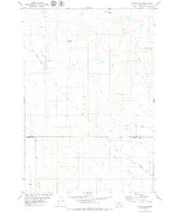 Snake Butte Montana Historical topographic map, 1:24000 scale, 7.5 X 7.5 Minute, Year 1979