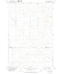 Snake Butte Montana Historical topographic map, 1:24000 scale, 7.5 X 7.5 Minute, Year 1979