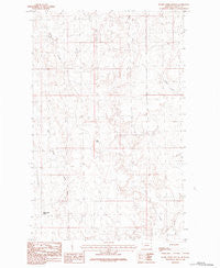 Snake Creek School Montana Historical topographic map, 1:24000 scale, 7.5 X 7.5 Minute, Year 1984