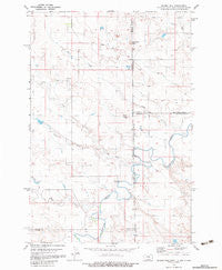 Snider Hill Montana Historical topographic map, 1:24000 scale, 7.5 X 7.5 Minute, Year 1980