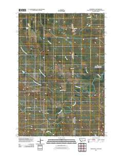 Snider Hill Montana Historical topographic map, 1:24000 scale, 7.5 X 7.5 Minute, Year 2011