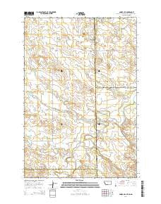 Snider Hill Montana Current topographic map, 1:24000 scale, 7.5 X 7.5 Minute, Year 2014