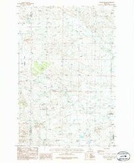 Snoose Creek Montana Historical topographic map, 1:24000 scale, 7.5 X 7.5 Minute, Year 1986