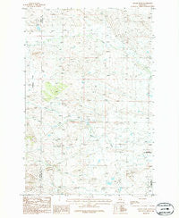 Snoose Creek Montana Historical topographic map, 1:24000 scale, 7.5 X 7.5 Minute, Year 1986