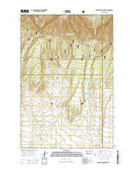 Snow Saucer Coulee Montana Current topographic map, 1:24000 scale, 7.5 X 7.5 Minute, Year 2014