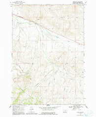 Snowline Montana Historical topographic map, 1:24000 scale, 7.5 X 7.5 Minute, Year 1968