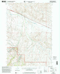 Snowline Montana Historical topographic map, 1:24000 scale, 7.5 X 7.5 Minute, Year 1997