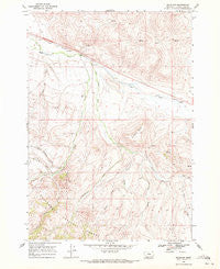Snowline Montana Historical topographic map, 1:24000 scale, 7.5 X 7.5 Minute, Year 1968