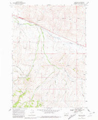 Snowline Montana Historical topographic map, 1:24000 scale, 7.5 X 7.5 Minute, Year 1968