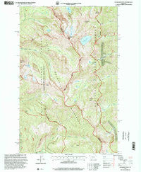 Snowshoe Peak Montana Historical topographic map, 1:24000 scale, 7.5 X 7.5 Minute, Year 1997