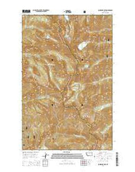 Snowshoe Peak Montana Current topographic map, 1:24000 scale, 7.5 X 7.5 Minute, Year 2014