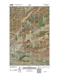 Soap Creek Montana Historical topographic map, 1:24000 scale, 7.5 X 7.5 Minute, Year 2011