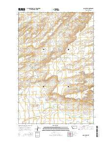 Soap Creek Montana Current topographic map, 1:24000 scale, 7.5 X 7.5 Minute, Year 2014