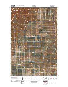 Soda Spring Coulee Montana Historical topographic map, 1:24000 scale, 7.5 X 7.5 Minute, Year 2011