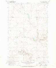 Sollid School Montana Historical topographic map, 1:24000 scale, 7.5 X 7.5 Minute, Year 1970