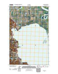Somers Montana Historical topographic map, 1:24000 scale, 7.5 X 7.5 Minute, Year 2011