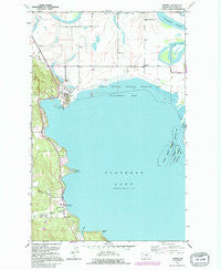 Somers Montana Historical topographic map, 1:24000 scale, 7.5 X 7.5 Minute, Year 1991