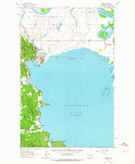 Somers Montana Historical topographic map, 1:24000 scale, 7.5 X 7.5 Minute, Year 1962