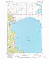 Somers Montana Historical topographic map, 1:24000 scale, 7.5 X 7.5 Minute, Year 1962