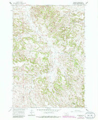 Sonnette Montana Historical topographic map, 1:24000 scale, 7.5 X 7.5 Minute, Year 1966
