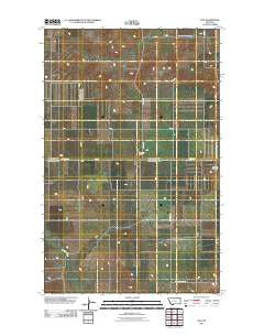 Soo Montana Historical topographic map, 1:24000 scale, 7.5 X 7.5 Minute, Year 2011