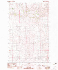 Soo NE Montana Historical topographic map, 1:24000 scale, 7.5 X 7.5 Minute, Year 1983