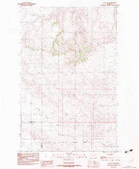 Soo NW Montana Historical topographic map, 1:24000 scale, 7.5 X 7.5 Minute, Year 1983