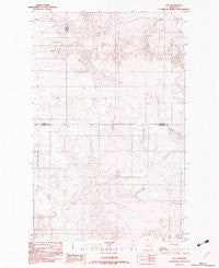 Soo Montana Historical topographic map, 1:24000 scale, 7.5 X 7.5 Minute, Year 1983