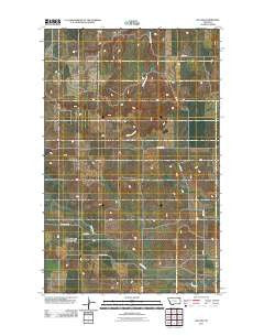 Soo NW Montana Historical topographic map, 1:24000 scale, 7.5 X 7.5 Minute, Year 2011