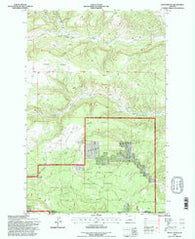South Bench Montana Historical topographic map, 1:24000 scale, 7.5 X 7.5 Minute, Year 1995