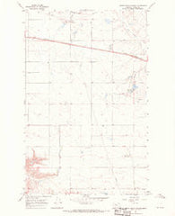 South Devon School Montana Historical topographic map, 1:24000 scale, 7.5 X 7.5 Minute, Year 1967
