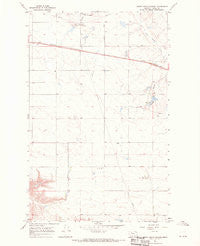 South Devon School Montana Historical topographic map, 1:24000 scale, 7.5 X 7.5 Minute, Year 1967