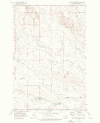 South Fork Reservoir Montana Historical topographic map, 1:24000 scale, 7.5 X 7.5 Minute, Year 1972