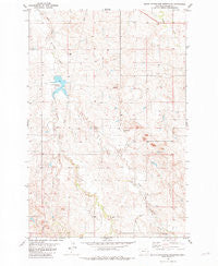 South Sandstone Reservoir Montana Historical topographic map, 1:24000 scale, 7.5 X 7.5 Minute, Year 1981