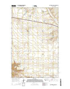 South Devon School Montana Current topographic map, 1:24000 scale, 7.5 X 7.5 Minute, Year 2014