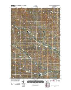 South Fork Reservoir Montana Historical topographic map, 1:24000 scale, 7.5 X 7.5 Minute, Year 2011