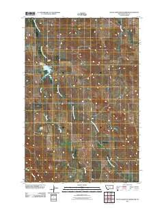 South Sandstone Reservoir Montana Historical topographic map, 1:24000 scale, 7.5 X 7.5 Minute, Year 2011