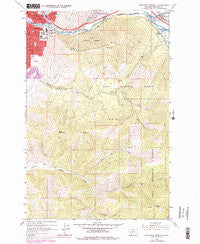 Southeast Missoula Montana Historical topographic map, 1:24000 scale, 7.5 X 7.5 Minute, Year 1964