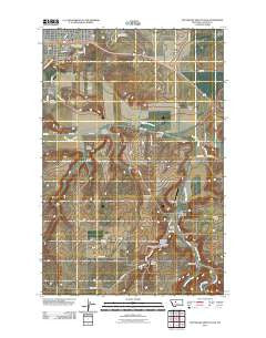 Southeast Great Falls Montana Historical topographic map, 1:24000 scale, 7.5 X 7.5 Minute, Year 2011