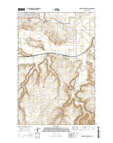 Southeast Great Falls Montana Current topographic map, 1:24000 scale, 7.5 X 7.5 Minute, Year 2014