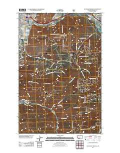 Southeast Missoula Montana Historical topographic map, 1:24000 scale, 7.5 X 7.5 Minute, Year 2011