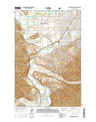 Southwest Missoula Montana Current topographic map, 1:24000 scale, 7.5 X 7.5 Minute, Year 2014