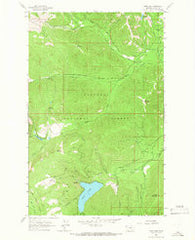 Spar Lake Montana Historical topographic map, 1:24000 scale, 7.5 X 7.5 Minute, Year 1963